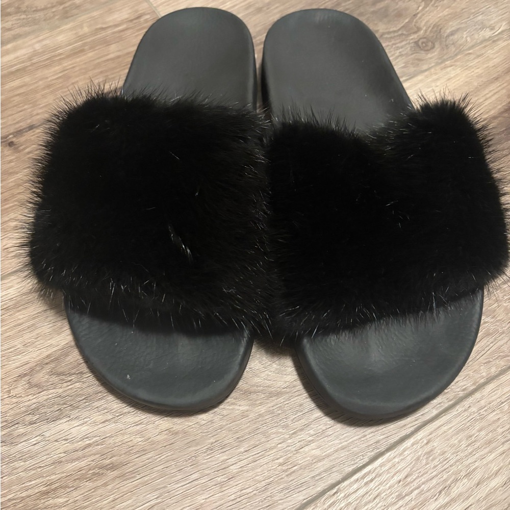 Givenchy Mink Slides